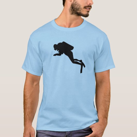 Scuba-duiker T-shirt (Voorkant)