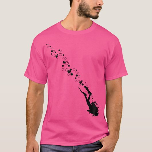 Scuba-duiker T-shirt (Voorkant)