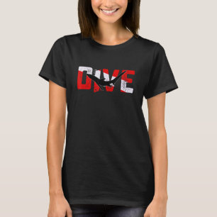 Scuba Duiker Thresher Shark Duiken Duik FLA T-shirt