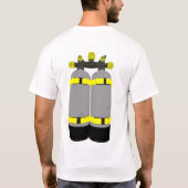 scuba duikers divers shirt (Achterkant)