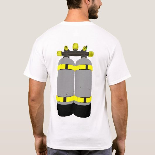 scuba duikers divers shirt (Achterkant)