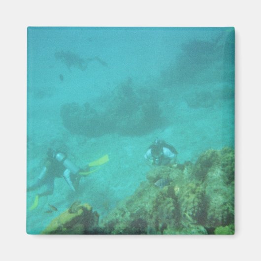 Scuba duikers droommagneet magneet (Voorkant)