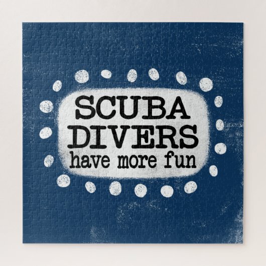 Scuba duikers hebben meer leuke puzzel (Verticaal)