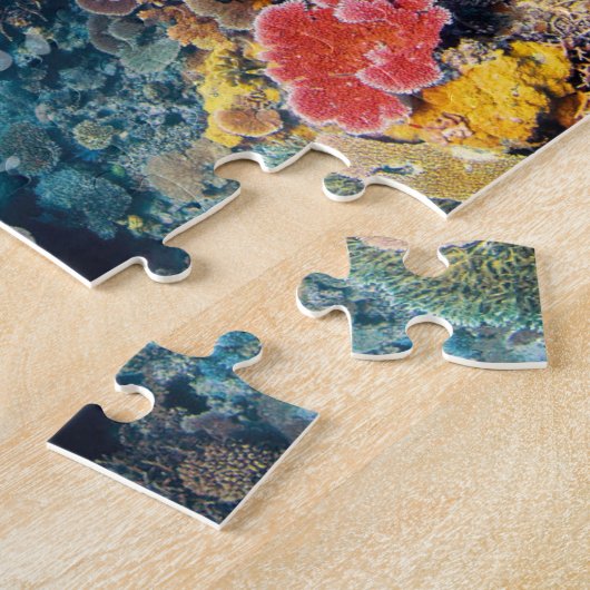 Scuba-duikers onder het zee Puzzle Legpuzzel (Zijkant)