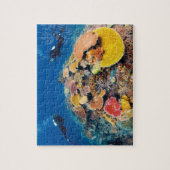 Scuba-duikers onder het zee Puzzle Legpuzzel (Verticaal)