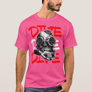 Scuba Duikhelm Cool Scuba Duiken T-shirt