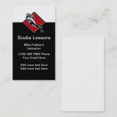 Scuba-duiklessen Visitekaartje (Voorkant / Achterkant)
