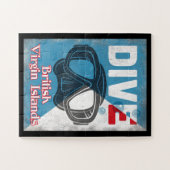  Scuba-duikmasker op de Britse Maagdeneilanden Legpuzzel (Horizontaal)