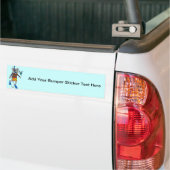 Scuba-duikmuis Bumpersticker (Op Truck)