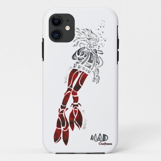 Scuba-duiktelefoondraagtas Case-Mate iPhone Case (Achterkant)