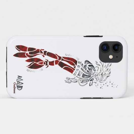 Scuba-duiktelefoondraagtas Case-Mate iPhone Case (Achterkant (horizontaal))