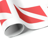 scuba-duikvlag [Converteerbaar].jpg Cadeaupapier (Rol Hoek)