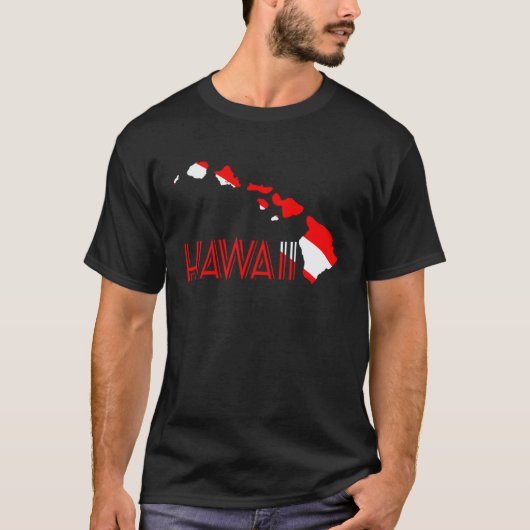 SCUBA-duikvlag Hawaï duiken T-shirt (Voorkant)