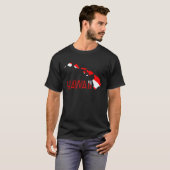 SCUBA-duikvlag Hawaï duiken T-shirt (Voorkant volledig)