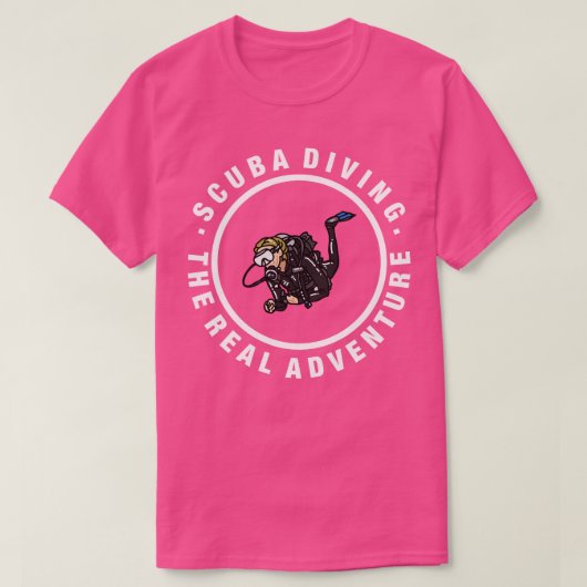 Scuba duving 2 t-shirt (Design voorkant)