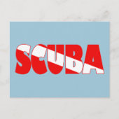 Scuba (Engels) Briefkaart (Voorkant)