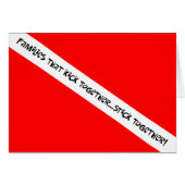 Scuba Families Kick Together Stick Samen (Voorkant Horizontaal)