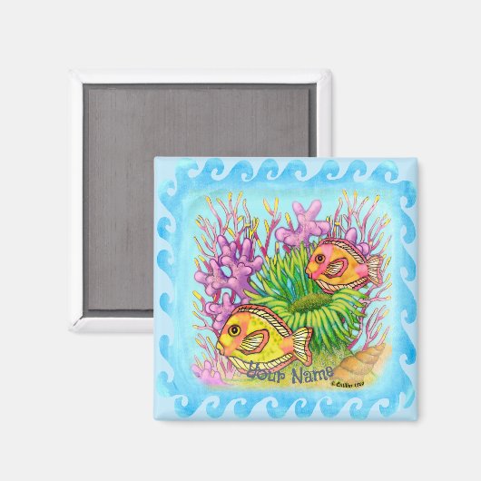 Scuba Fish Magneet (Voorkant / Achterkant)