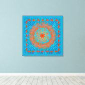 Scuba - Gewikkeld Canvas Afdruk (Insitu (Houten vloer))