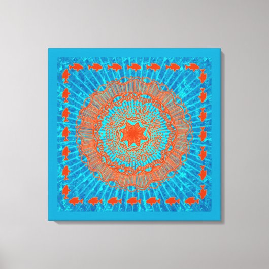 Scuba - Gewikkeld Canvas Afdruk (Voorkant)