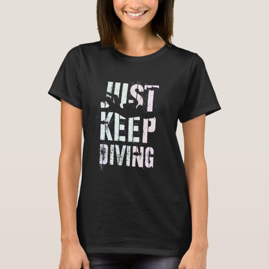  Scuba GEWOON BLIJVEN DUIKEN Buddies Squad T-shirt (Voorkant)