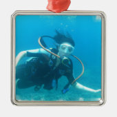 Scuba Girl Ornament (Voorkant)