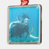 Scuba Girl Ornament (Links)
