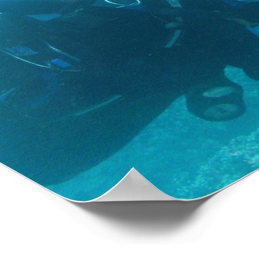 Scuba Girl Poster (Hoek)