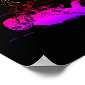 Scuba Glow Diver Poster (Hoek)