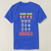 Scuba Hand Signals Diver Hand Sign T-shirt (Design voorkant)