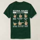 Scuba Hand Signals Scuba Diving Diver T-shirt (Design voorkant)