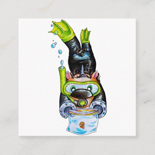 Scuba Informatiekaartje (Voorkant)