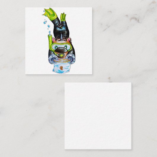 Scuba Informatiekaartje (Voorkant / Achterkant)