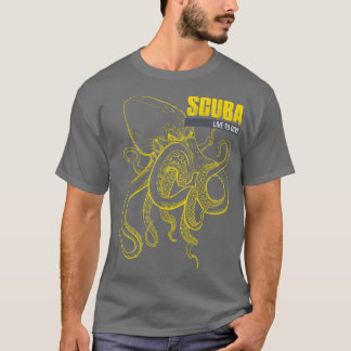 SCUBA Live om te DIVEREN T-shirt