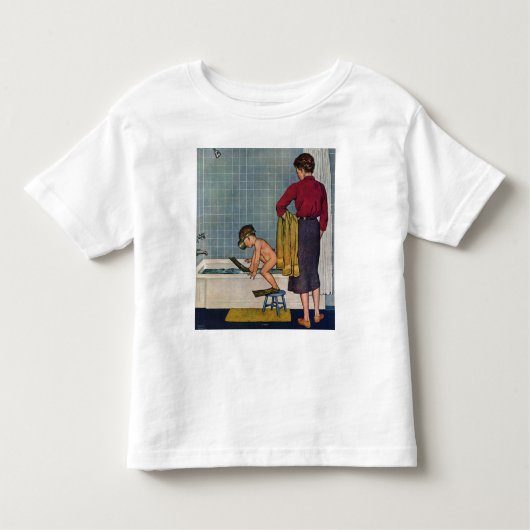 Scuba op de Tub Kinder Shirts (Voorkant)