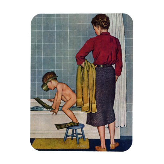 Scuba op de Tub Magneet (Verticaal)