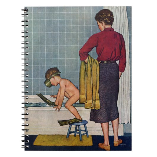 Scuba op de Tub Notitieboek (Voorkant)