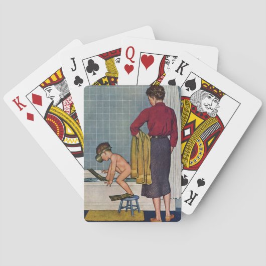 Scuba op de Tub Speelkaarten (Achterkant)