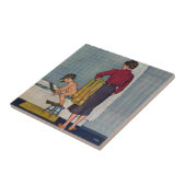 Scuba op de Tub Tegeltje (Zijkant)