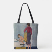 Scuba op de Tub Tote Bag (Achterkant)