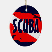 Scuba Ornament (Rechts)