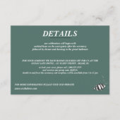 Scuba Paar Bruiloft Informatiekaartje (Voorkant)