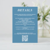 Scuba Paar QR Code en Details Informatiekaartje (Staand voorkant)