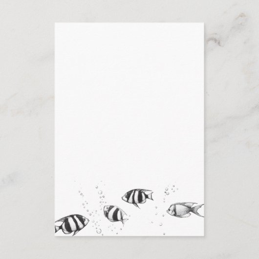 Scuba Paar QR Code en Details Informatiekaartje (Achterkant)