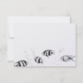 Scuba Paar RSVP Kaartje (Achterkant)