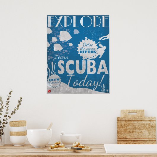 SCUBA POSTER (Keuken)