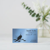 Scuba-profielkaart Visitekaartje (Staand voorkant)
