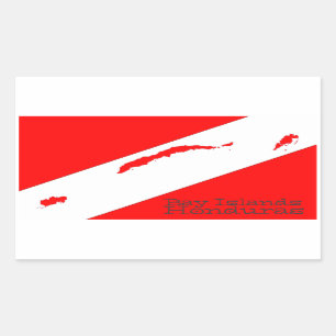 Scuba Rechthoekige Sticker
