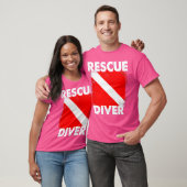 Scuba Rescue Diver Instructeurs Studenten Divemast T-shirt (Unisex)
