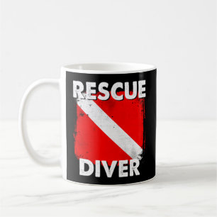 Scuba Rescue Diver voor instructeurs Studenten Div Koffiemok
